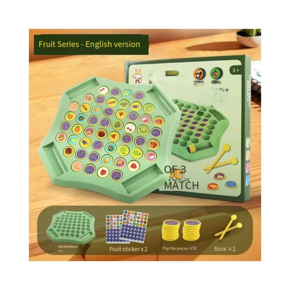 54PCS FRUIT FLIP Chess Memory Chess Game, Flip Match Board Game, For Kinderga... $27.28