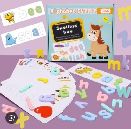 Alphabet puzzle English game